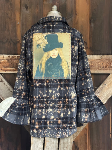 Queen of the Gypsies Flared Sleeve Flannel
